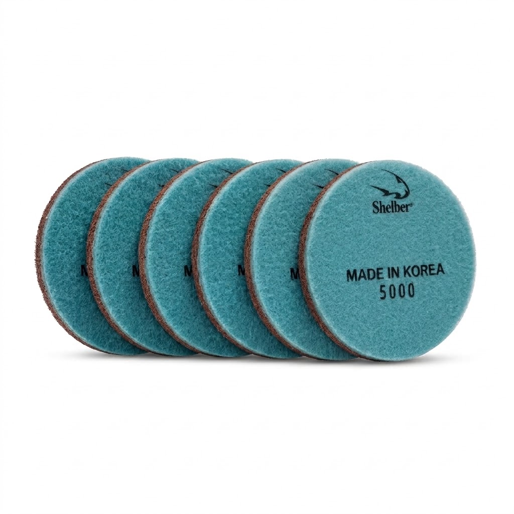 Shelber Diamond Burnishing Pad 17″ – High‑Gloss Floor Maintenance Pad