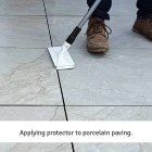 Applying-protector-to-porcelain-paving