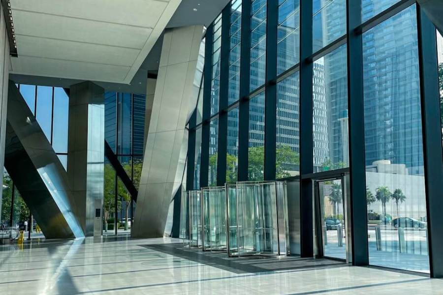 interior of an office building
