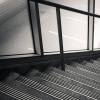 stairs with anti slip rubber strips