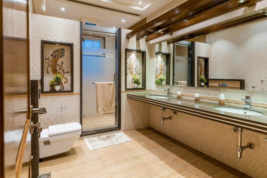 interior of a luxurious bathroom