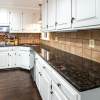 tiled wall on kitchen