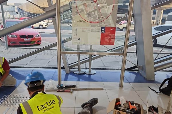 Emirates Metro Station Dubai Tactile Work 12