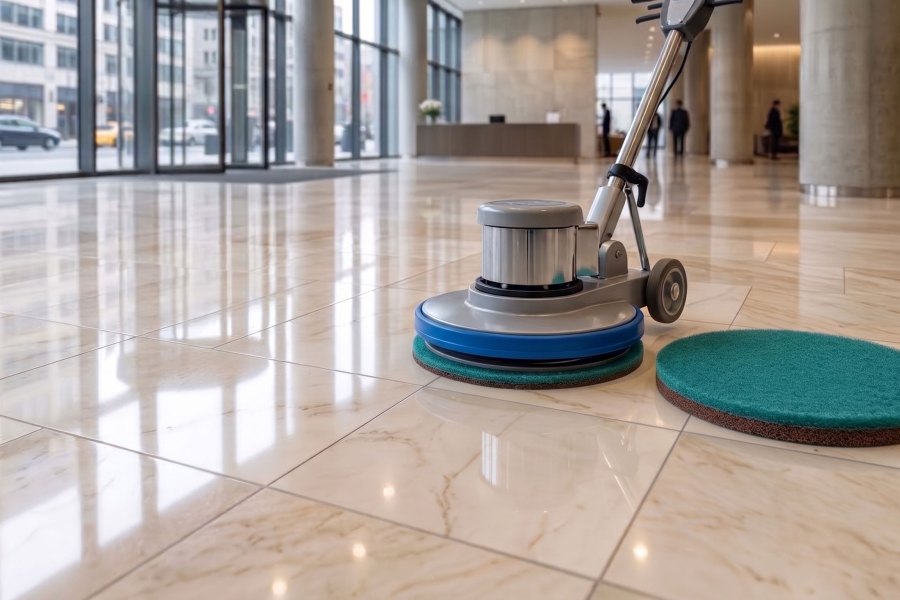 Mastering High-Gloss Floor Maintenance The Ultimate Guide to Shelber 17 inch Diamond Burnishing Pads