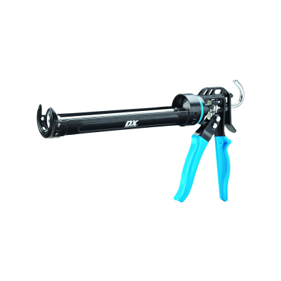 OX Pro Heavy Duty Silicone Sealant Gun – 400ml High‑Thrust Caulking Tool
