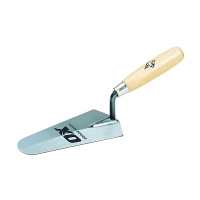 OX Gauging Trowel – Wooden Handle 7″ / 180mm (Trade Series)